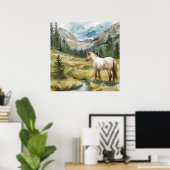 Poster Cheval de montagne (Bureau à domicile)
