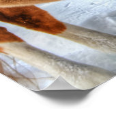 Poster Cheval de Peinture Palomino Doux Protège contre la (Coin)