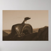 Poster Cheval de selle (Devant)