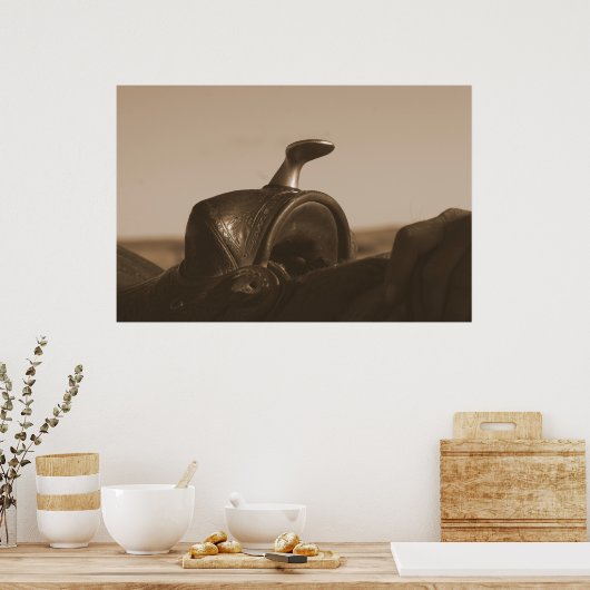 Poster Cheval de selle (Cuisine)