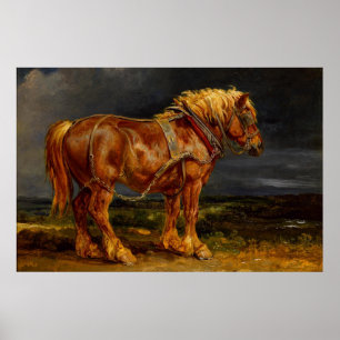 Poster Cheval de trait