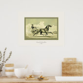 Poster Cheval de Trot George Palmer ~ 1870 (Cuisine)