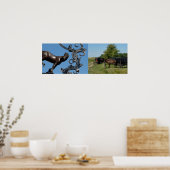 Poster Cheval de ville, Chevaux de campagne (Cuisine)