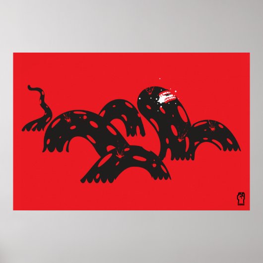 Poster Cheval d'eau (Devant)