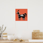 Poster Cheval décoré (Cuisine)