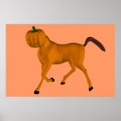 Poster Cheval d'Halloween (Devant)