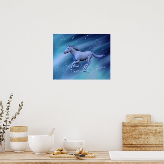 Poster Cheval d'hiver (Cuisine)