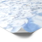 Poster Cheval d'hiver de la Baie "Année du Cheval" Photo  (Coin)