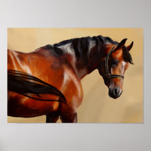 Poster Cheval d'huile