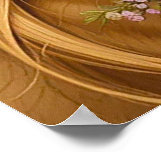 Poster Cheval d'or avec Mane (Coin)