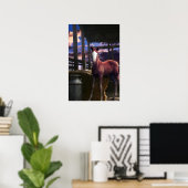 Poster Cheval du Foal dans la grange (Bureau à domicile)