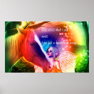 Poster Cheval du pont Rainbow