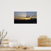 Poster cheval en nuages, Carolcells.com (Cuisine)