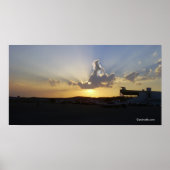 Poster cheval en nuages, Carolcells.com (Devant)