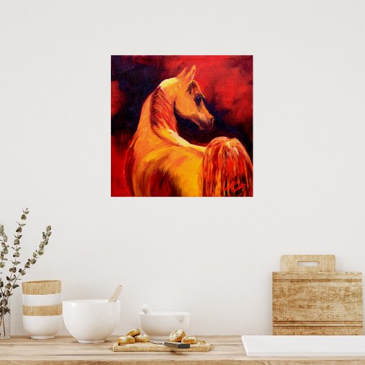 Poster Cheval en profil (Cuisine)