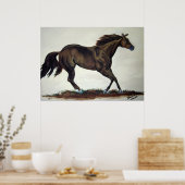 Poster Cheval En Quart (Cuisine)