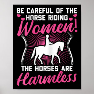 Poster Cheval équitation Chemise Femmes Cheval Propriétai