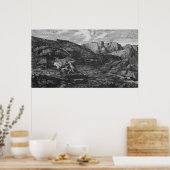 Poster Cheval et cavalier (Cuisine)