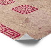 Poster Cheval et groom en hiver (Coin)