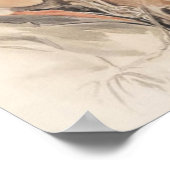 Poster Cheval et Lady Vintage (Coin)