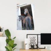 Poster Cheval et Pony (Bureau à domicile)