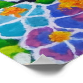 Poster Cheval Floral (Coin)