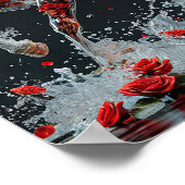 Poster Cheval floral (Coin)