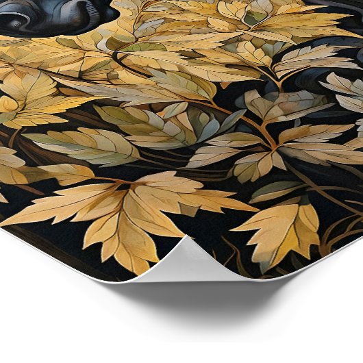 Poster Cheval forestier (Coin)