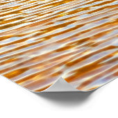 Poster Cheval friésien au lac (Coin)