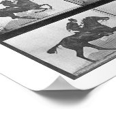 Poster Cheval galopant, assiette 628 de 'Locomotion Anima (Coin)