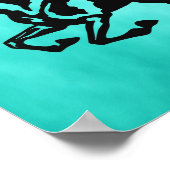 Poster Cheval Girl, Horse (Coin)