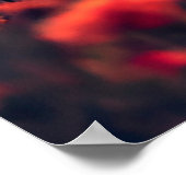 Poster Cheval gracieux debout dans une prairie vibrante a (Coin)