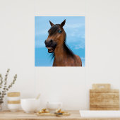 Poster Cheval heureux (Cuisine)