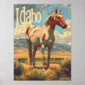 Poster Cheval Idaho Appaloosa (Devant)