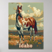 Poster Cheval Idaho Appaloosa (Devant)