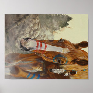 Poster Cheval indien