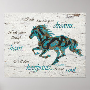Poster Cheval inspirant