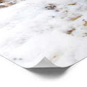 Poster Cheval islandais en hiver en Islande (Coin)