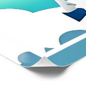 Poster Cheval Licorne Magique Dans La Conception De Cours (Coin)