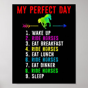 Poster Cheval Lover Chemise Horseck équitation Cheval Lov