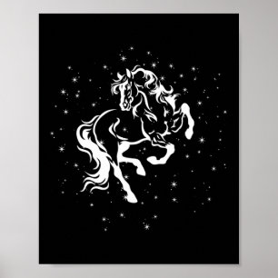 Poster Cheval Lover Horseback équitation Filles Ado Enfan