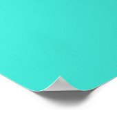Poster Cheval Marin Turquoise (Coin)