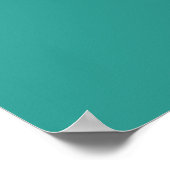 Poster Cheval Marin Turquoise (Coin)