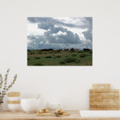 Poster Cheval mongol (Cuisine)