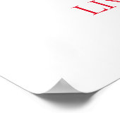 Poster Cheval Motivationnel Blanc Noir Vit Sans Limites (Coin)