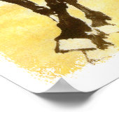 Poster Cheval noir (Coin)