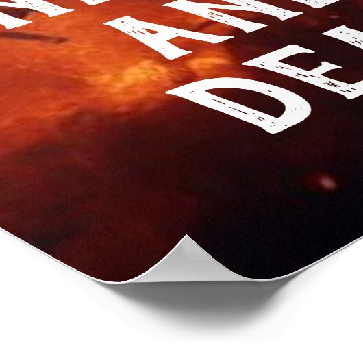 Poster Cheval pâle et cavalier mort (Coin)