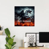 Poster Cheval pâle et la mort Halloween (Bureau à domicile)