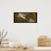 Poster Cheval Polo (Cuisine)