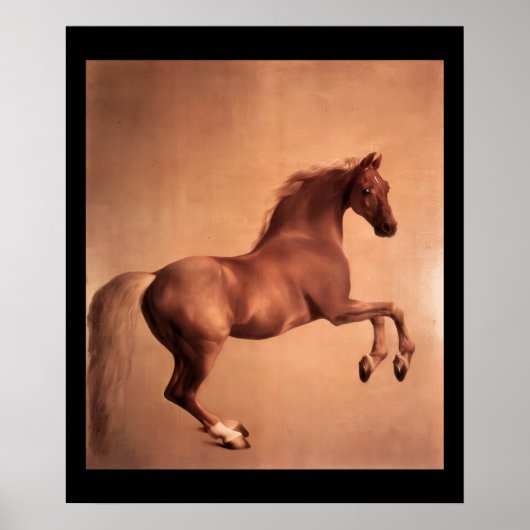 POSTER CHEVAL ROUGE (Devant)